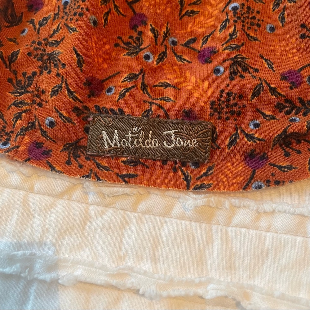 Matilda Jane Women’s Rust Orange Tiered Blouse | Size Small - Picture 7 of 7